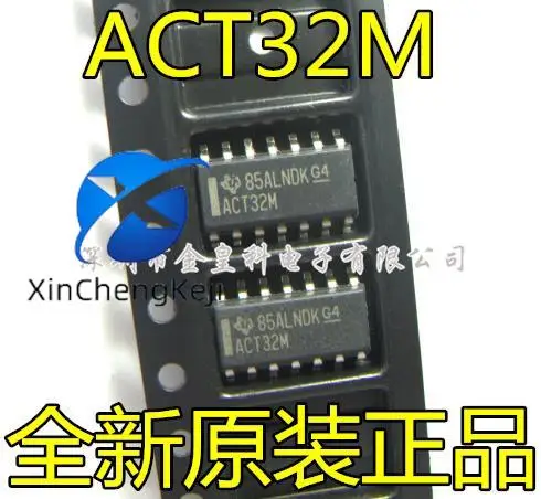 

30 шт. Оригинальный Новый CD74ACT32M ACT32M SOP-14 4-полосный 2-вход или затвор