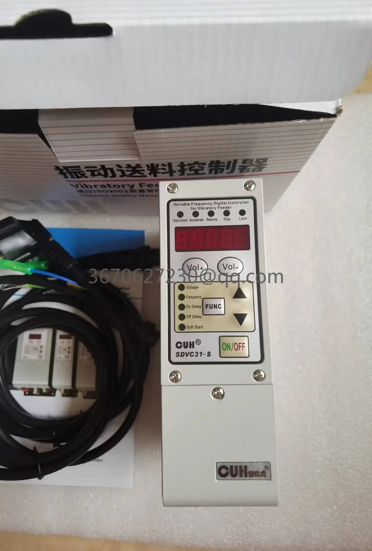 Original CUH SDVC31-S Variable Frequency Digital Controller for Vibratory Bowl Parts Linear Feeder