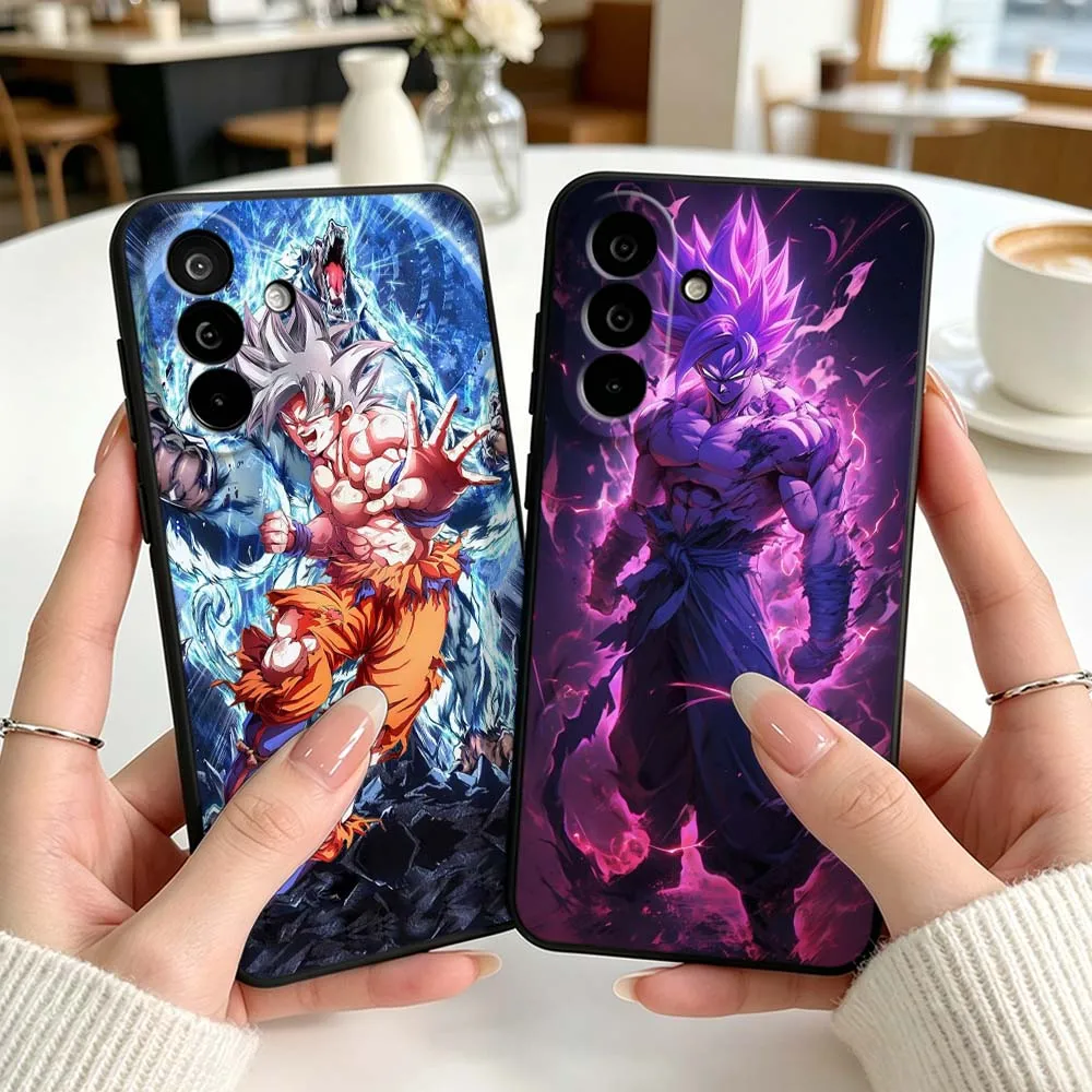 Japanese Cartoon D-Dragon Ball Phone Case For Samsung Galaxy A71 A56 A55 A54 A53 A51 A50 A41 A40 A20e A16 A06 A05 Black Cover