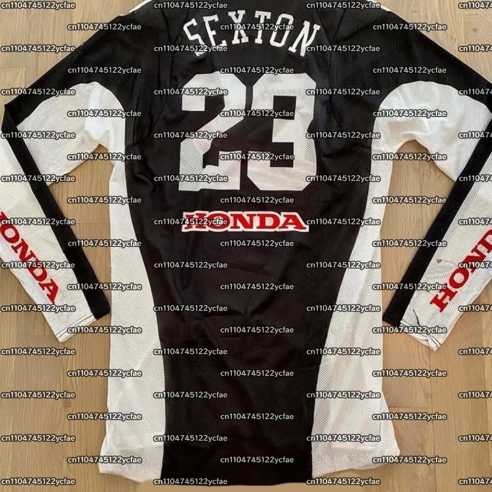 

Honda Chase # 23-местовая реплика Sexton с автографом Unadilla Jersey, рубашка для мотокросса, мужская дышащая быстросохнущая спортивная футболка