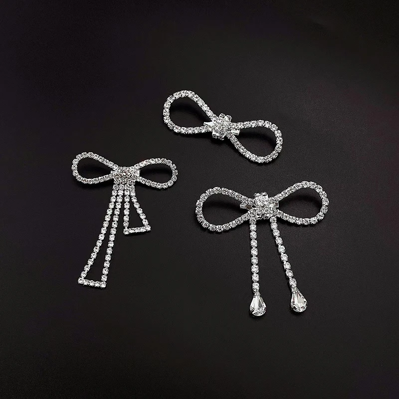 Cardigan elegante, suéter e casaco com laço de strass e detalhes de borla de pérola, perfeito como acessórios de casamento