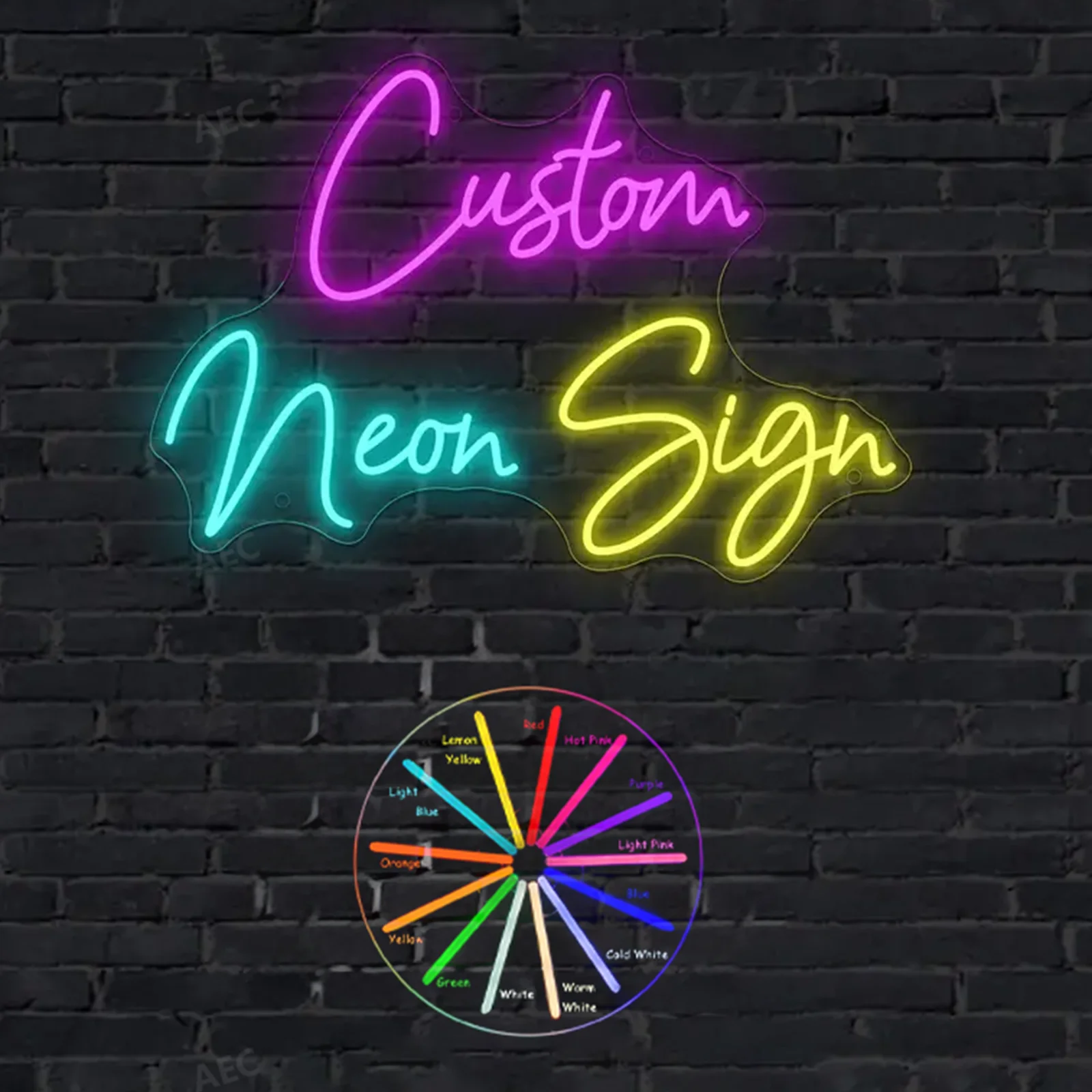 

Custom Neon Sign Light Personalised Name Neon Led for Birthday Party Bar Wedding Room Wall Decoration Customized Neon light