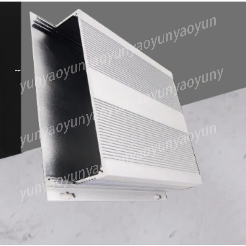 204x48mm Split Aluminum Enclosure, Extruded Project Case for DIY Electronics Amplifier Power Supply