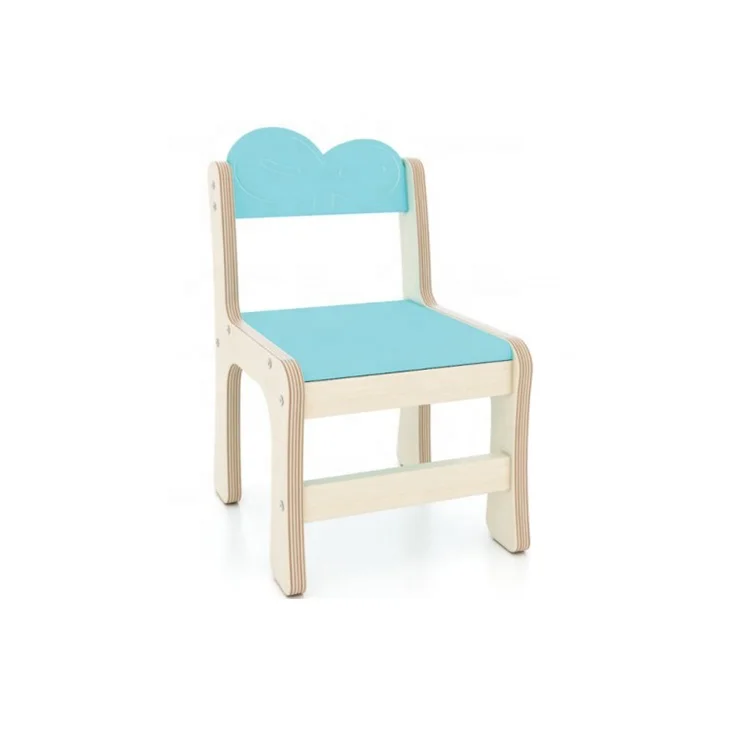 Multifunctional Children wooden tables chairs set kids preschool trapezoid shape furniture made in China