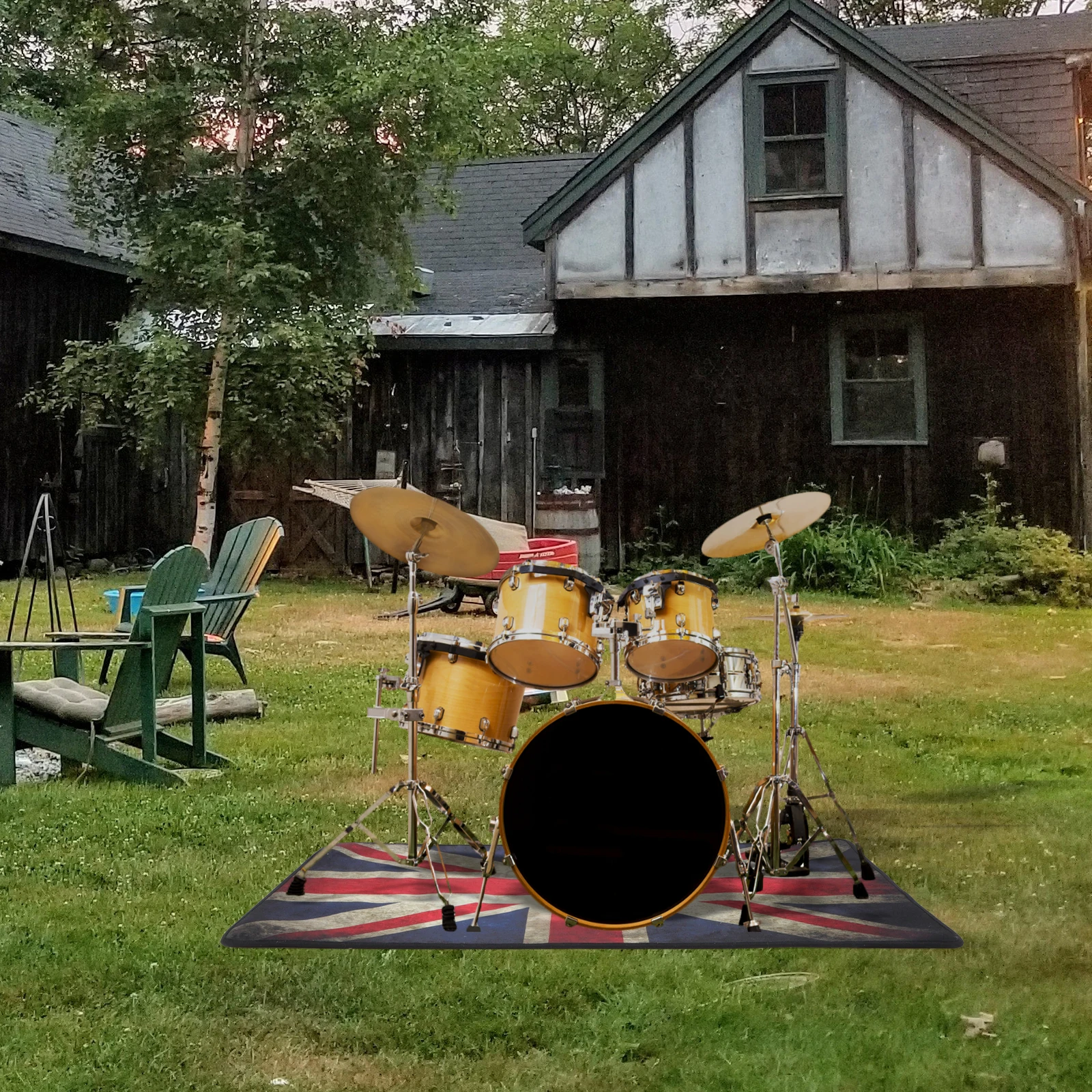 

Drum Carpet Mat Music Rug Floor Soundproofing Rugs Mats Drumming Drum-rugs Electric