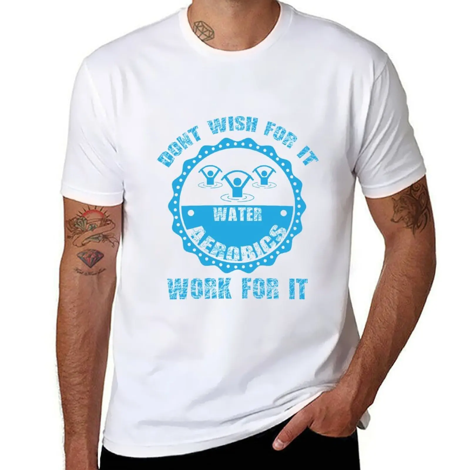 

Water Gymnastics / Aqua Sport Gift T-Shirt man t shirts high quality luxury brand cotton t shirt pack T-Shirt