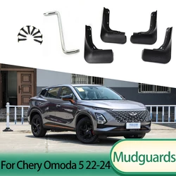 Front and Rear Mudguards Car Durable Fender Mud Flaps Splash Guards for Chery Chirey Omoda 5 C5 Chery FX Fownix FX 2022-2024