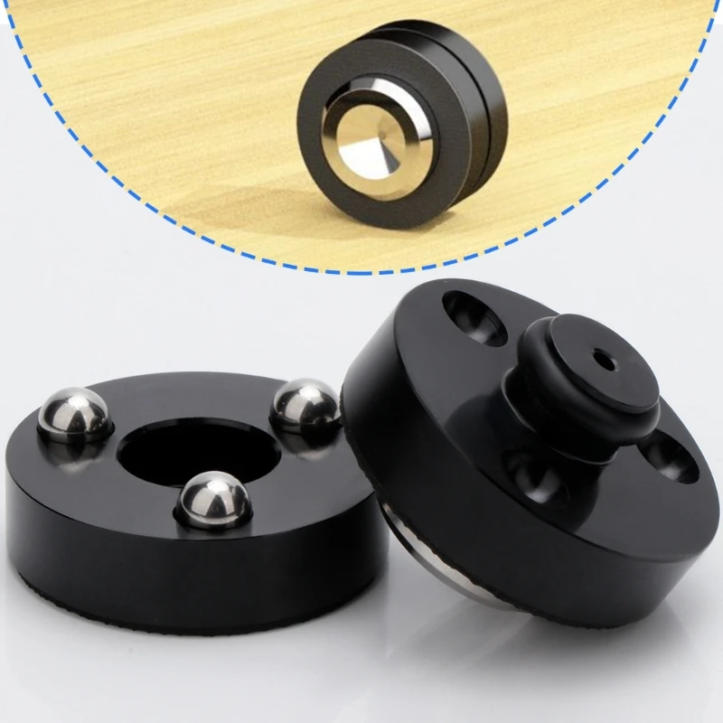 オーディオスピーカー アンプシャーシ スチールビーズ 耐衝撃ショックアブソーバー フットパッド フィートパッド 振動吸収スタンド