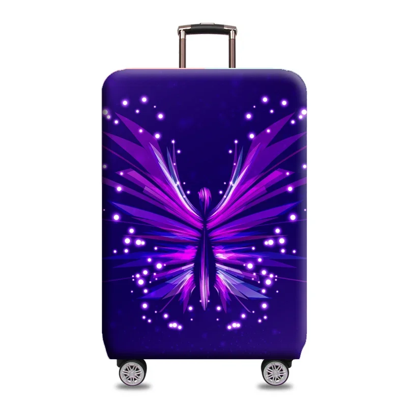 Juste de protection élastique pour bagages, impression optique de voyage, étui tendance, housses pour bagages à roulettes, convient à la valise, 18 "-32"