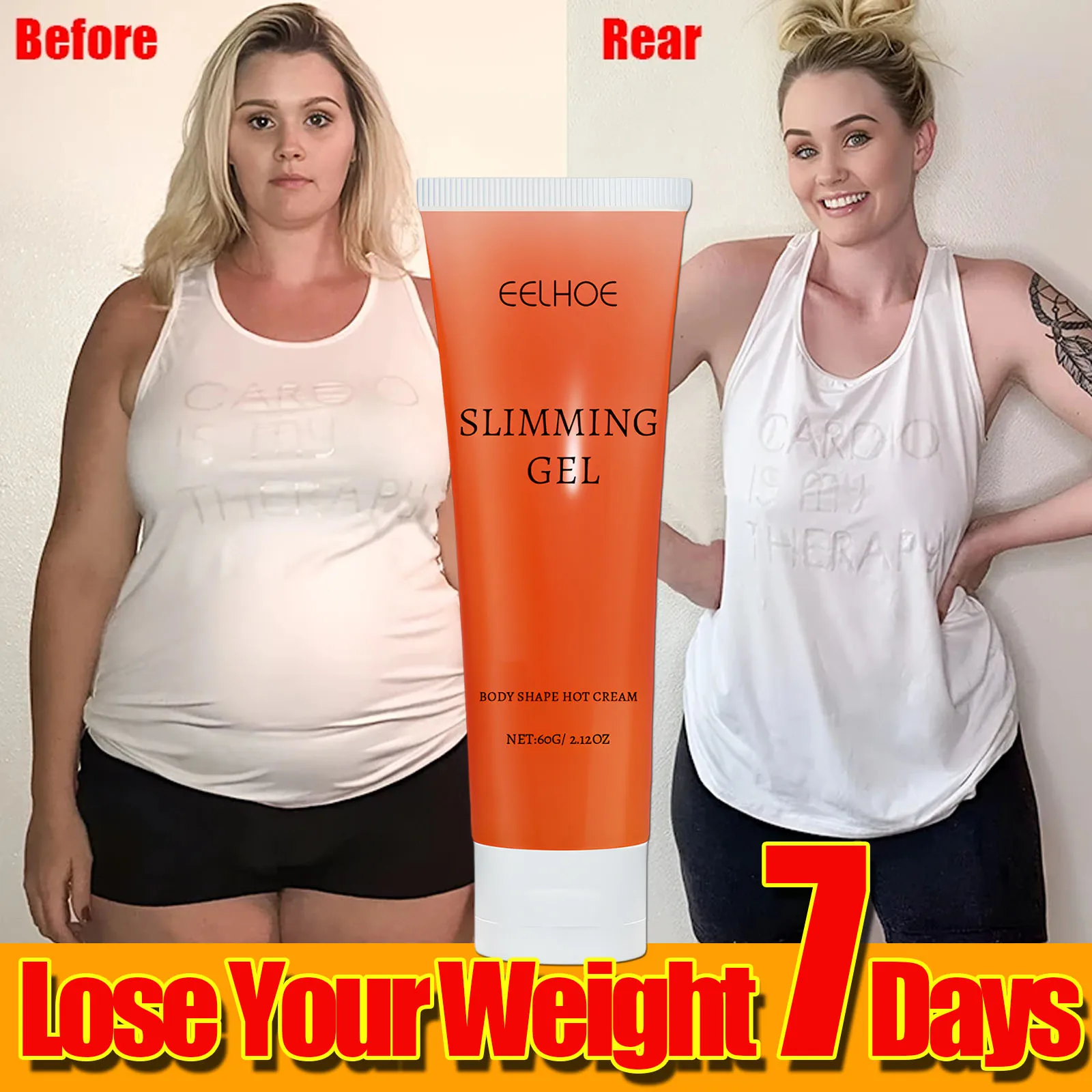 

Effective Slimming Gel Fat Burning Cream Full Body Sculpting 7 Days Powerful Weight Loss Shaping Health care Woman Fast Belly