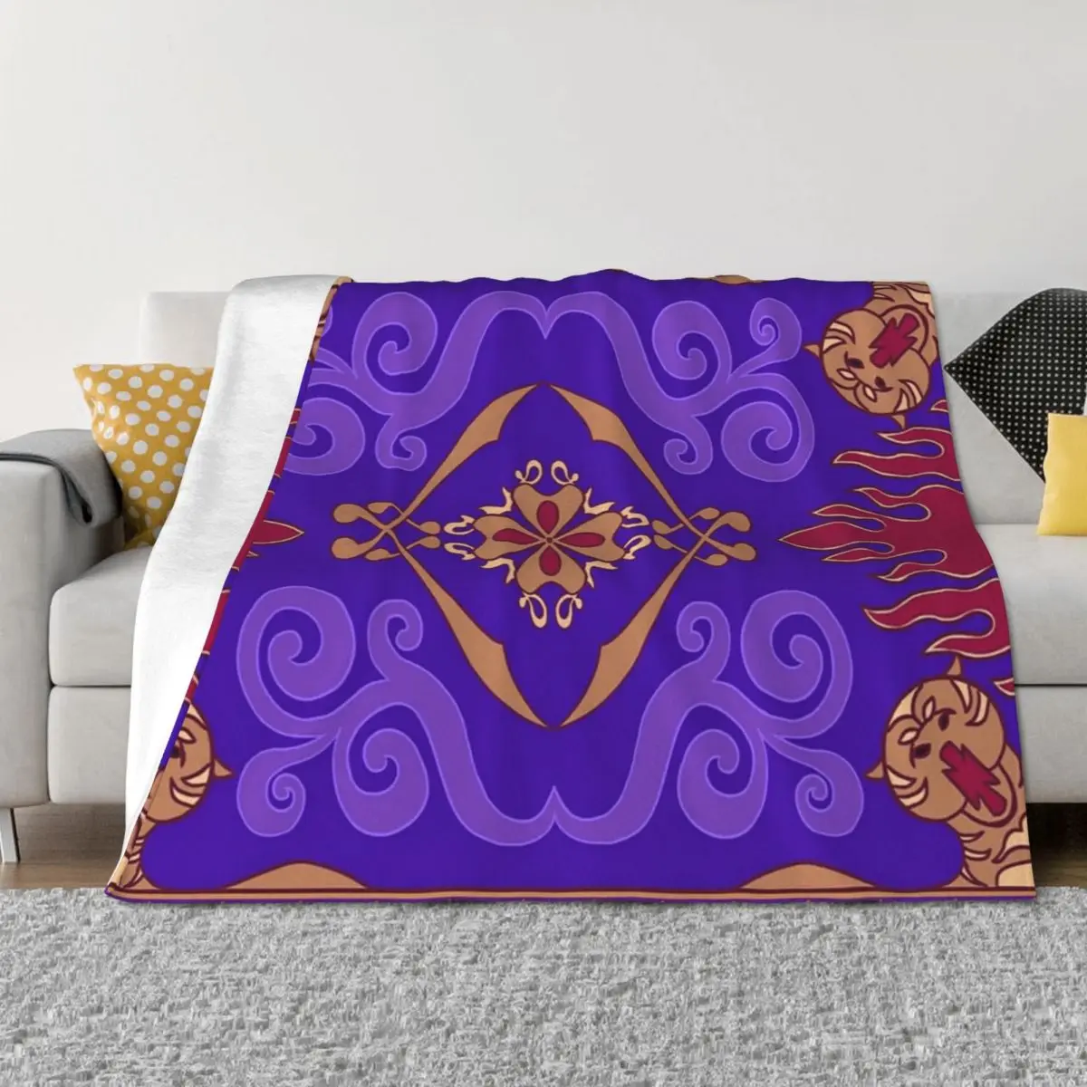 

Magic Carpet Throw Blanket Soft manga Luxury St Cute Plaid Blankets