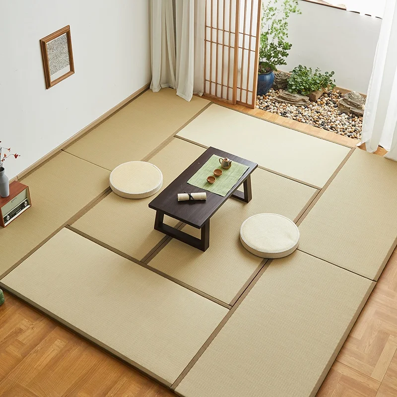 

Japanese Traditional Igusa Tatami Mat Woven Rush Straw Mats Sleeping Flooring Judo Mattress Mat for Bedroom Dormitory Yoga