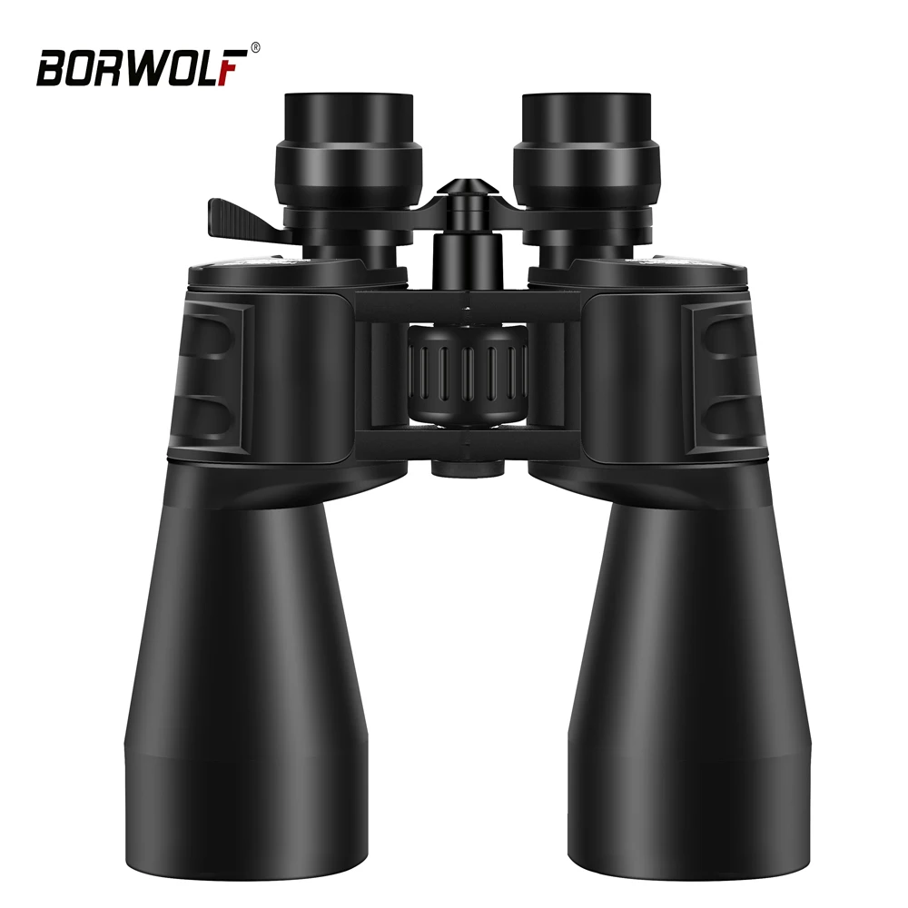 BORWOLF 10-380X100 Binoculares profesionales HD de alta magnificación con zoom de 10-60 veces, adecuados para observación de la luna y turismo