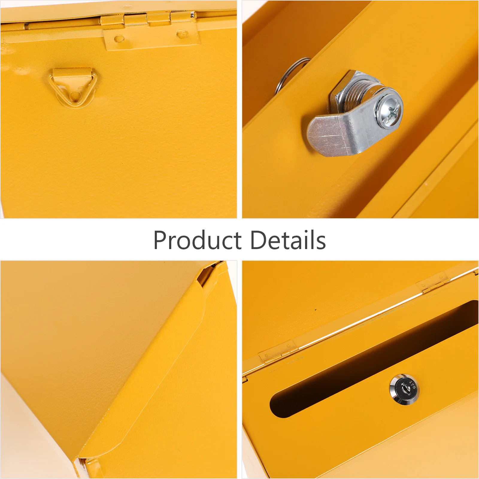 

1Pcs Wall-Mounted Letter Box Mail Storage Iron Mailbox Large Capacity Suggestion Complaint Post Box Mailbox Suggestion Case