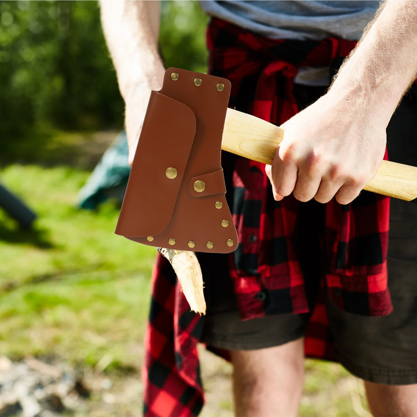 

High Quality Axe Sheath Durable Outdoor Protection Axe Protector Cover Universal Hatchet Sleeve Tool Bag