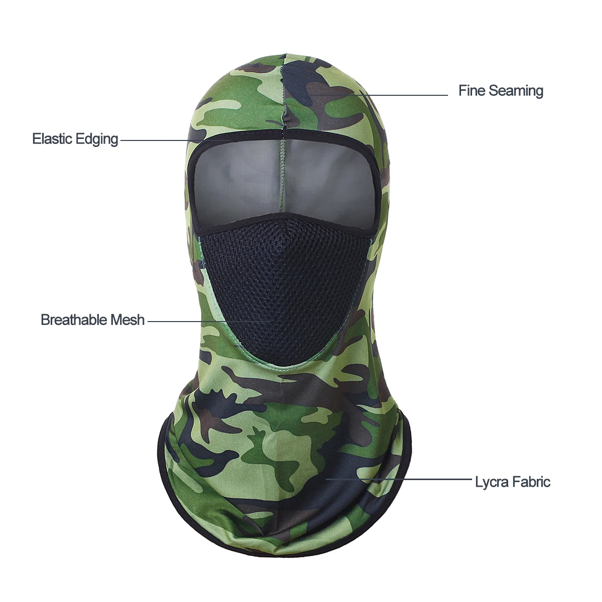 Outdoor Balaclava Hood Motorcycle Bandana Cycling Hunting Hat UV Protection Face Masks Helmet Liner