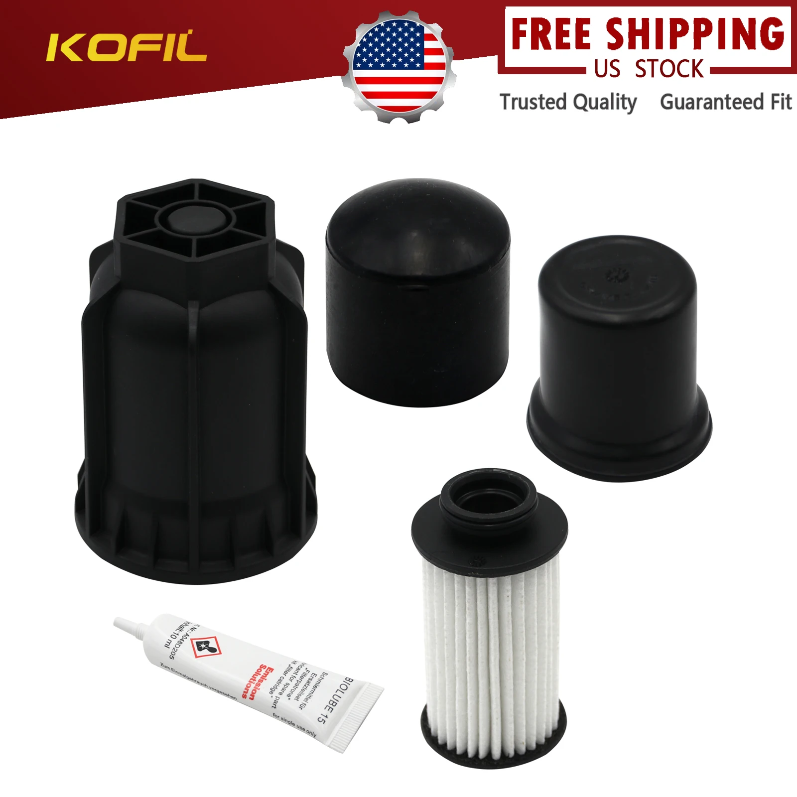 

UF106 Kit of Diesel DEF Urea Filter,Car Urea Filter Diesel Fuel Filter Replacement,Cross-Reference 4388378,U58/9KIT, 2265672