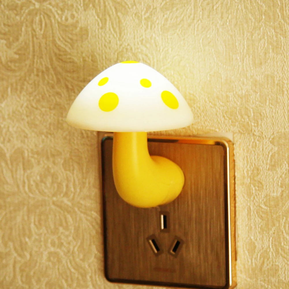 

Mushroom Mushroom Lamp Plug In Night Lamp LED Light Plug in Small Size Safe for Children Bedroom Decor Room Night Light