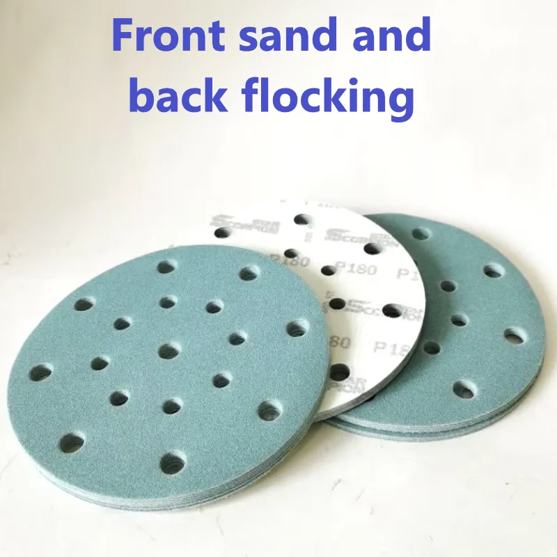 6-Inch 17-Hole P80-400 Disc Sander Abrasive Paper for FESTOOL Dry Sanding Garnet Sandpaper for Woodworking And Polishing