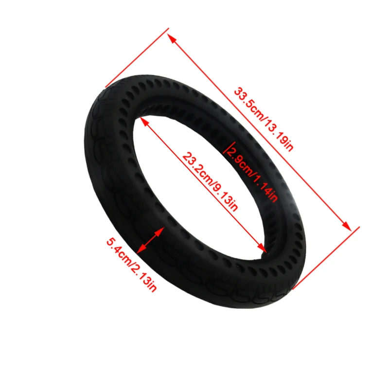 14 inch explosion proof solid tires, dimension 14x2.125, ideal for folding electric bicycles seeking thick durability.