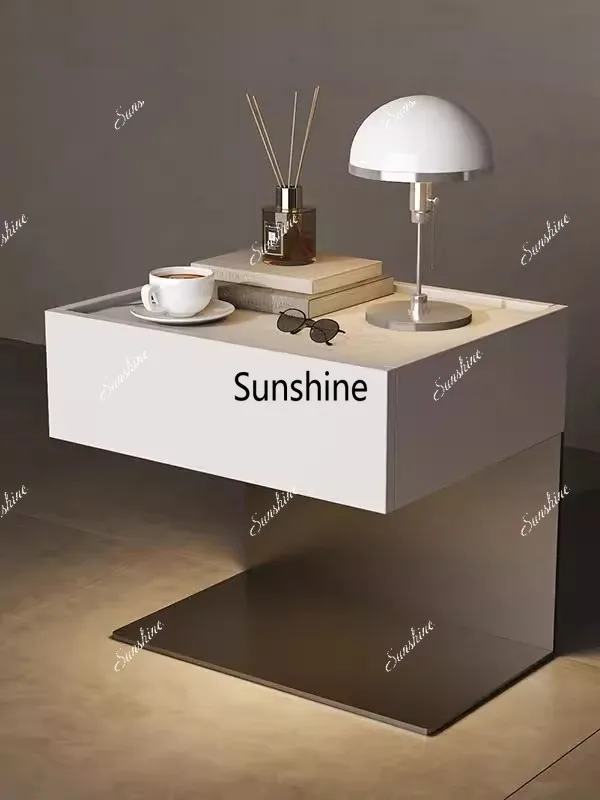 Modern Light luxury Style Night Table Bedroom Bedside Multifunction Storage Placing The Books Originality Individuality Bookcase