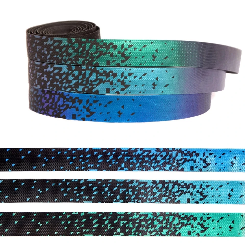 Road Bike Handlebar Tapes Light Reflective Dazzle Bar Tape EVA/PU Gradient Color Bicycle Grip Tape Wrap Tape Durable Bar Bartape