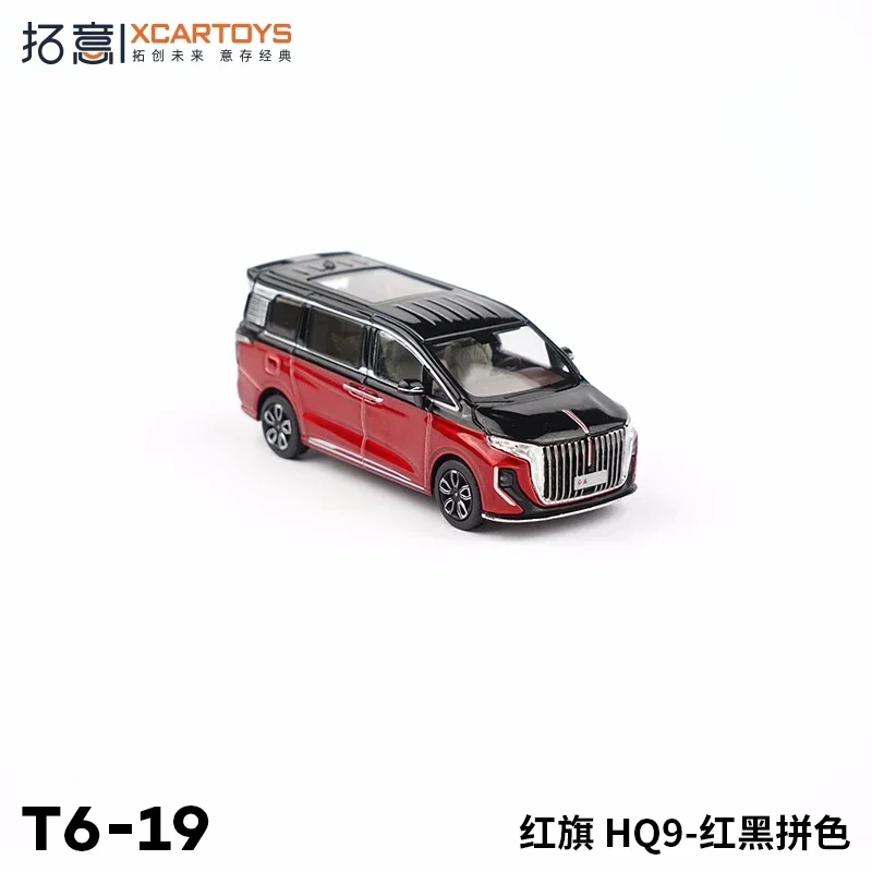 XCarToys 1:64 HONGQI HQ9 Black II / Red Black Diecast Model Car