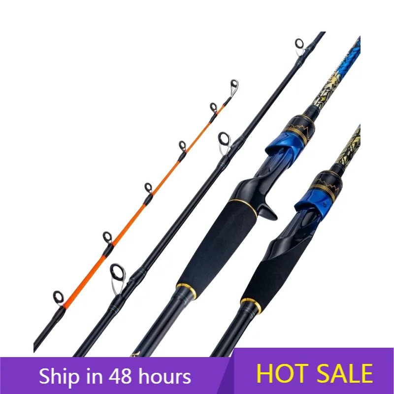 

YTYIN DULAMEILA High Quality Senior Fishing Rod Japan for Toray Carbon Fiber with Fast Action 200g-600g Lure Weight Composite Ha