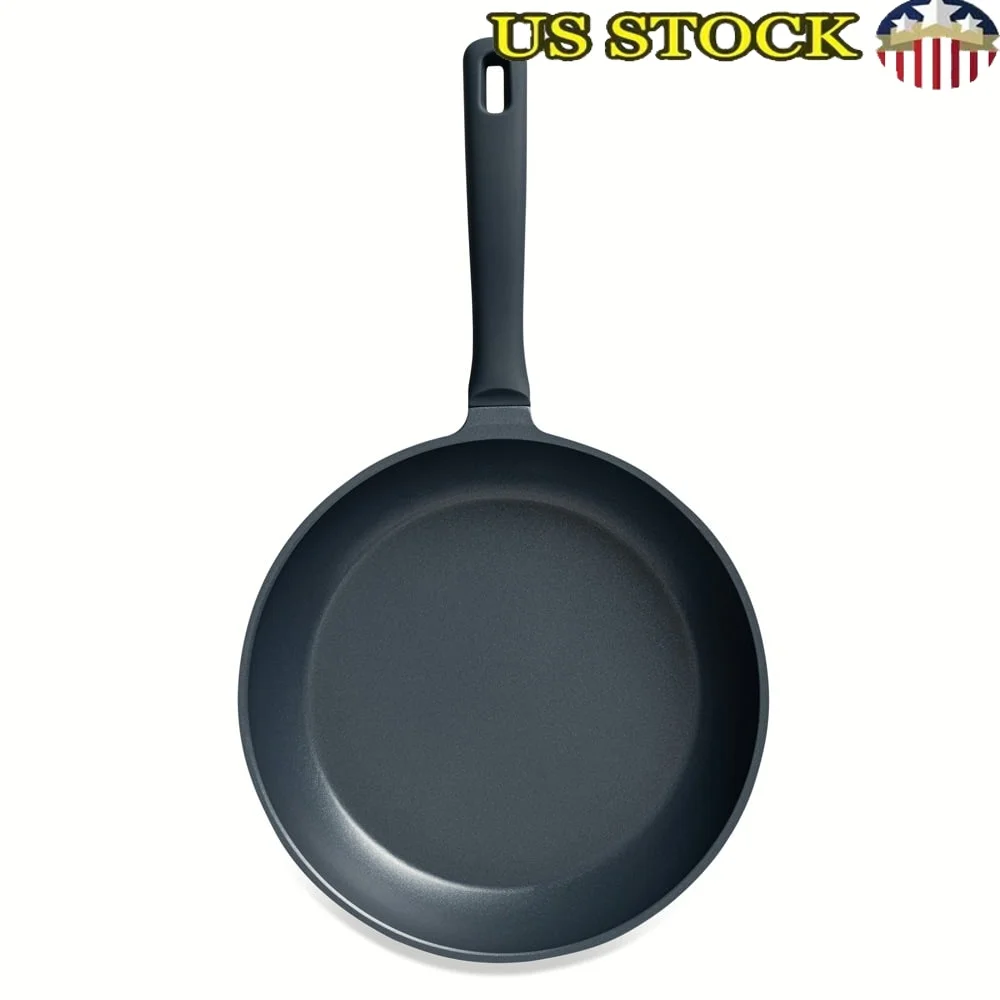 

Non-Stick Diecast Fry Pan Heat Distribution Oven Safe 12 Inch Kitchen Cookware Dishwasher Safe Searing Sautéing Easy Handle