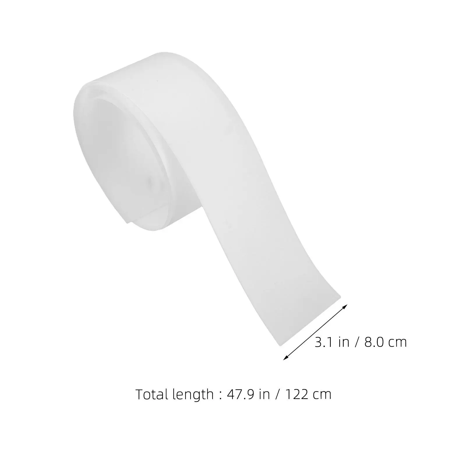 Flexible LED Strip Light Diffuser Plate 48.03x3.15in High Transmittance Bendable Diffusion Sheet for Ceiling Light Channel Cover