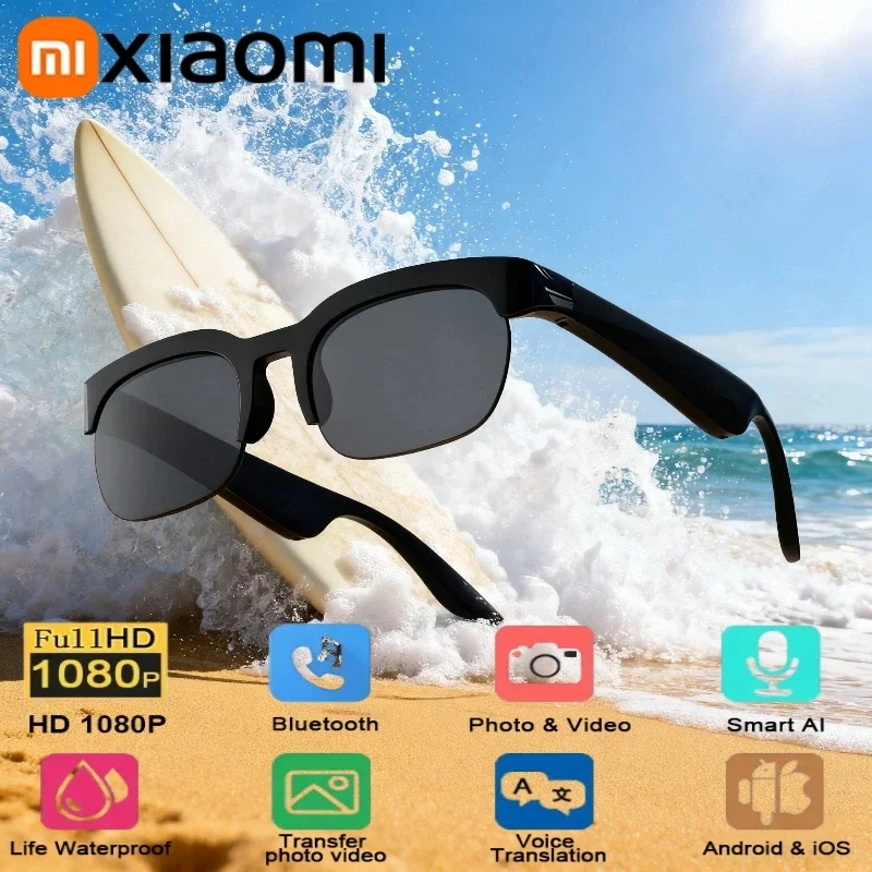 

Xiaomi XG89 AI Smart Translator Солнцезащитные очки Bluetooth 110+ языков UV400 Перевод в реальном времени Громкая связь Подорожные звонки ​