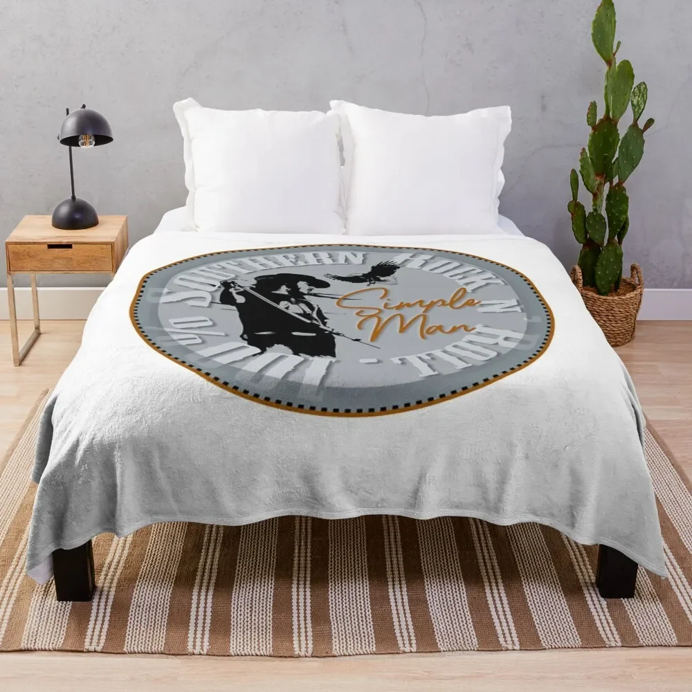 

Simple Man Throw Blanket Fluffy Cozy Throw Blanket for Home Decor