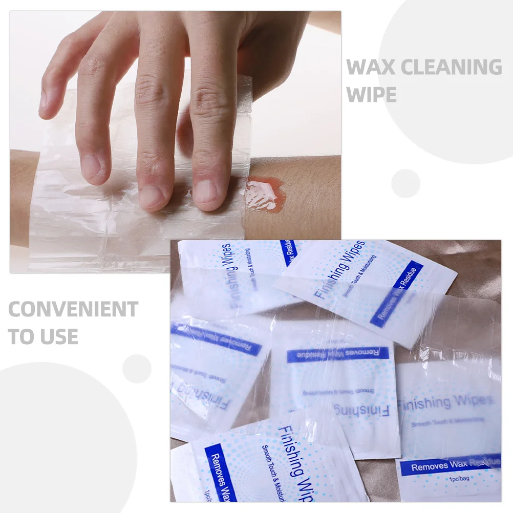 30 Pcs Hair Removal Wax Cleaning Oil after Wipes Remover Wet Makeup Hand before Soothing