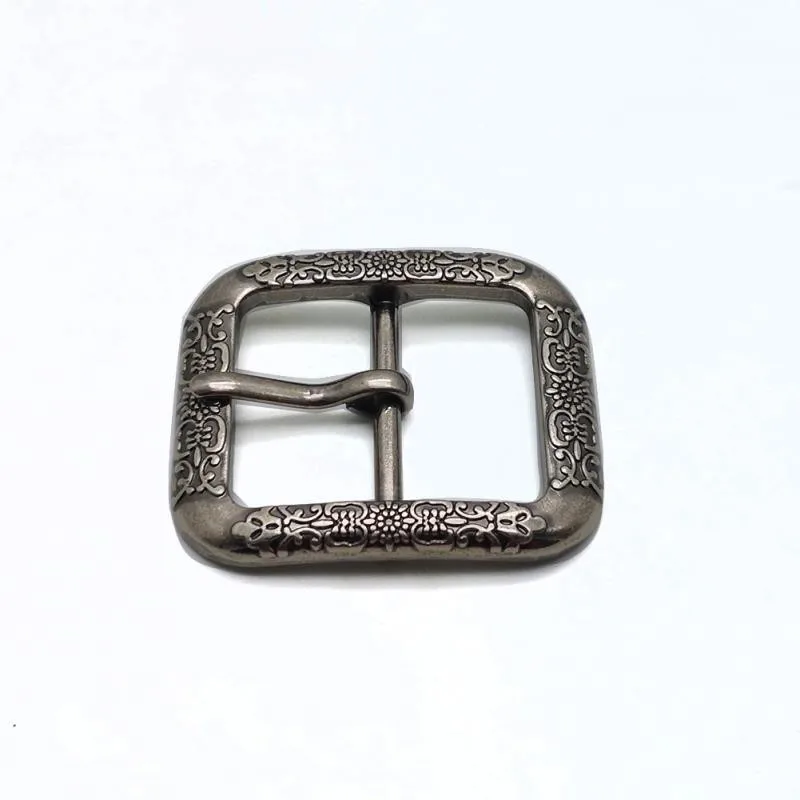 Carved Belt Buckle Vintage Oriental Carved Belt Vintage Silver Cyan Needle Buckle Zinc Alloy Belt Buckle