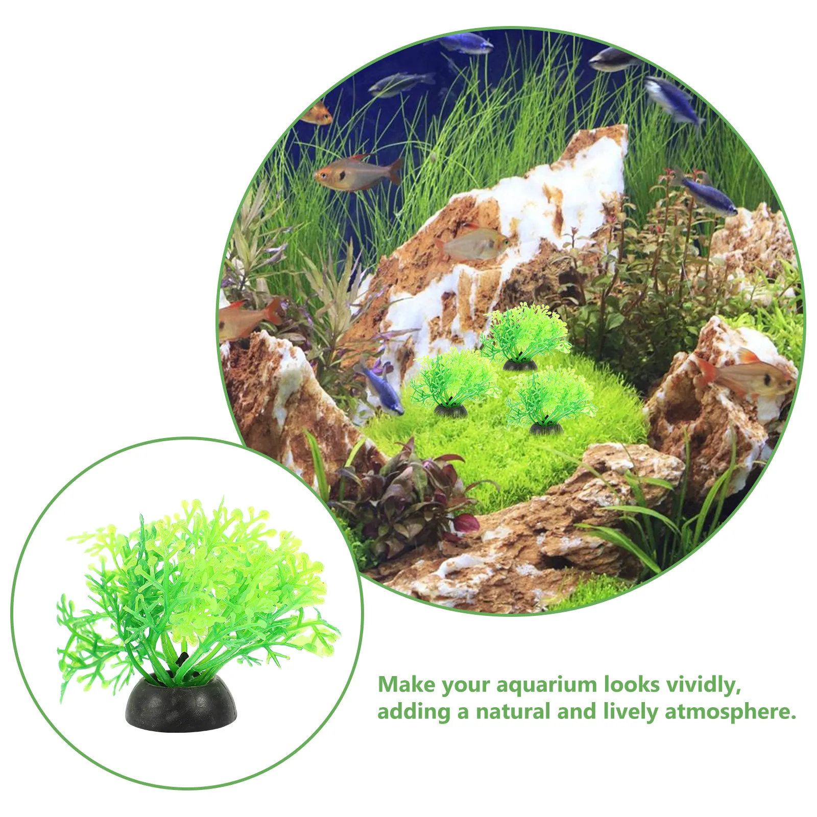 20 stuks veilige kunstplanten - Betta Fish Tank recensie en prijs