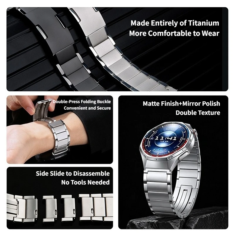 22mm Titanium Alloy Strap For Huawei Watch 6 GT7/GT6 Pro GT6 5 4 3 2 46mm Lightweight Sports Bracelet Amazfit Balance 3 2 Ultra