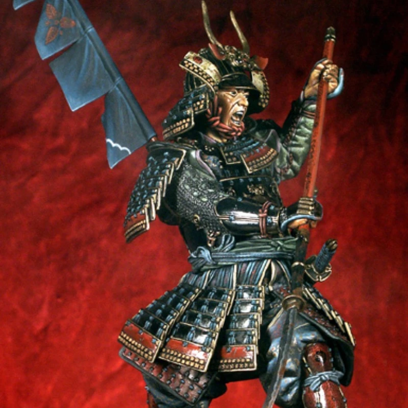 1/20 90mm Resin Figure Model Kit Ancient Japanese Samurai Collection Hobby Miniature Unassembled Unpainted Free Shipping