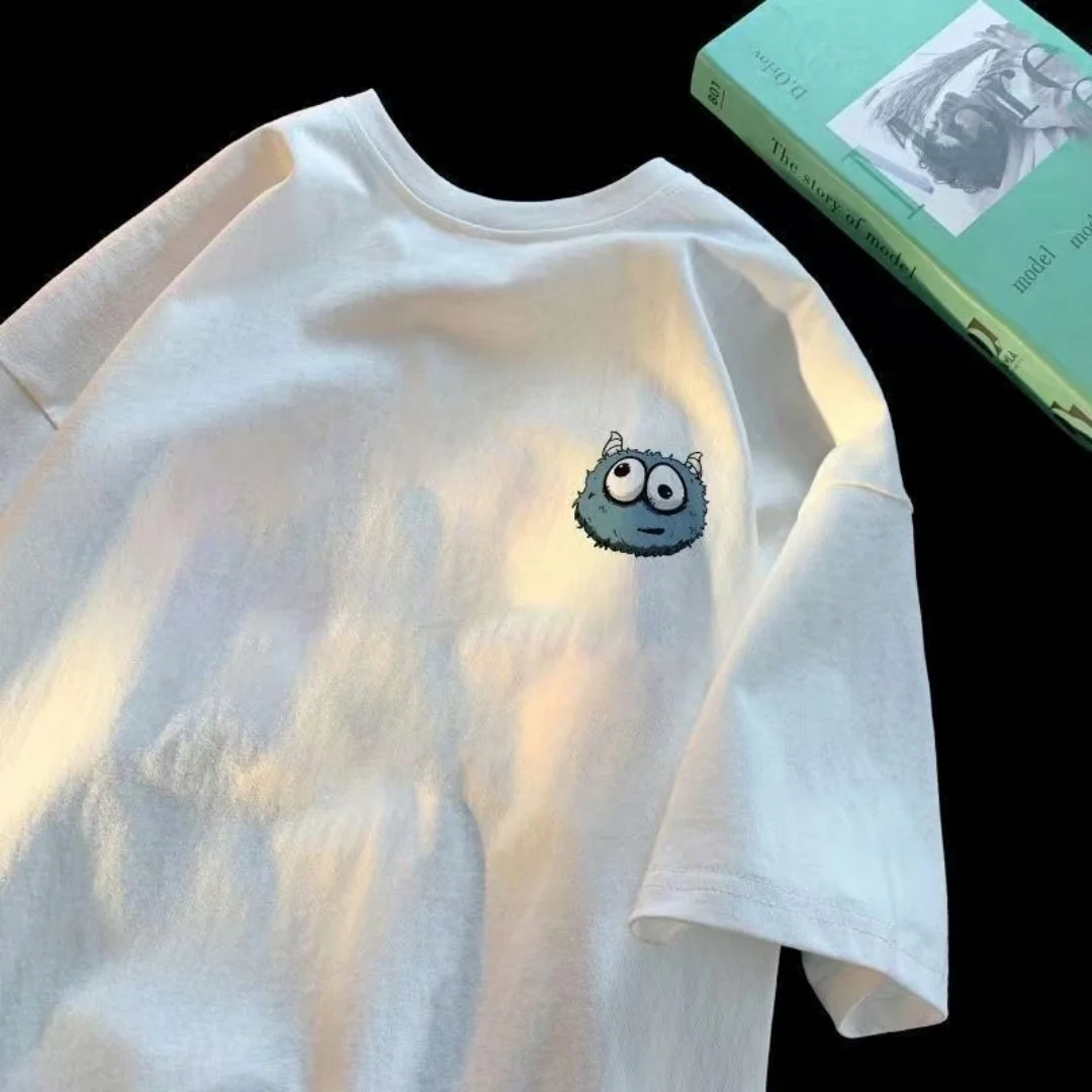 Mens Cotton Short Sleeve T Shirt Summer Graphic Print Tee Soft Comfort Fit Casual Wear Lightweight And Breathable Classic Design