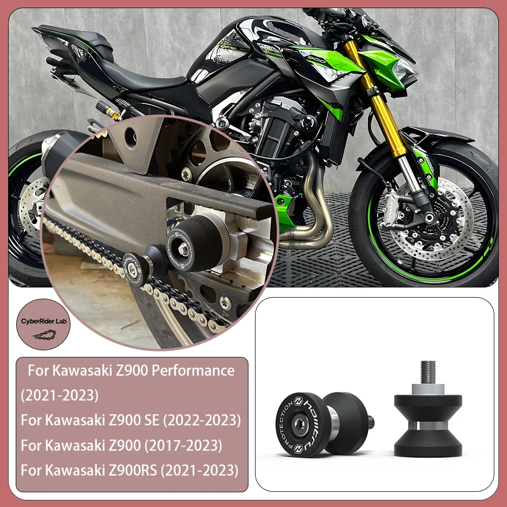 

For Kawasaki Z900/SE/RS 2017-2023 CNC Paddock Bobbins - No Tools Needed Back to School Rider Gift​