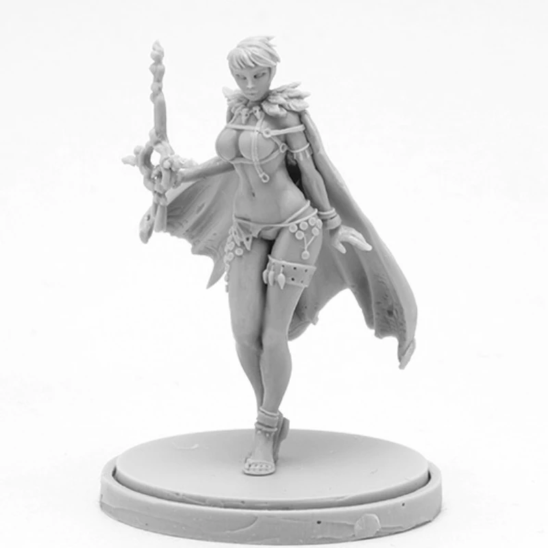 30mm Base  Resin Figure Model Assembled Kit Fantasy Hobby Miniature King-dom Death White Speaker Nico Unassembled & Unpaint