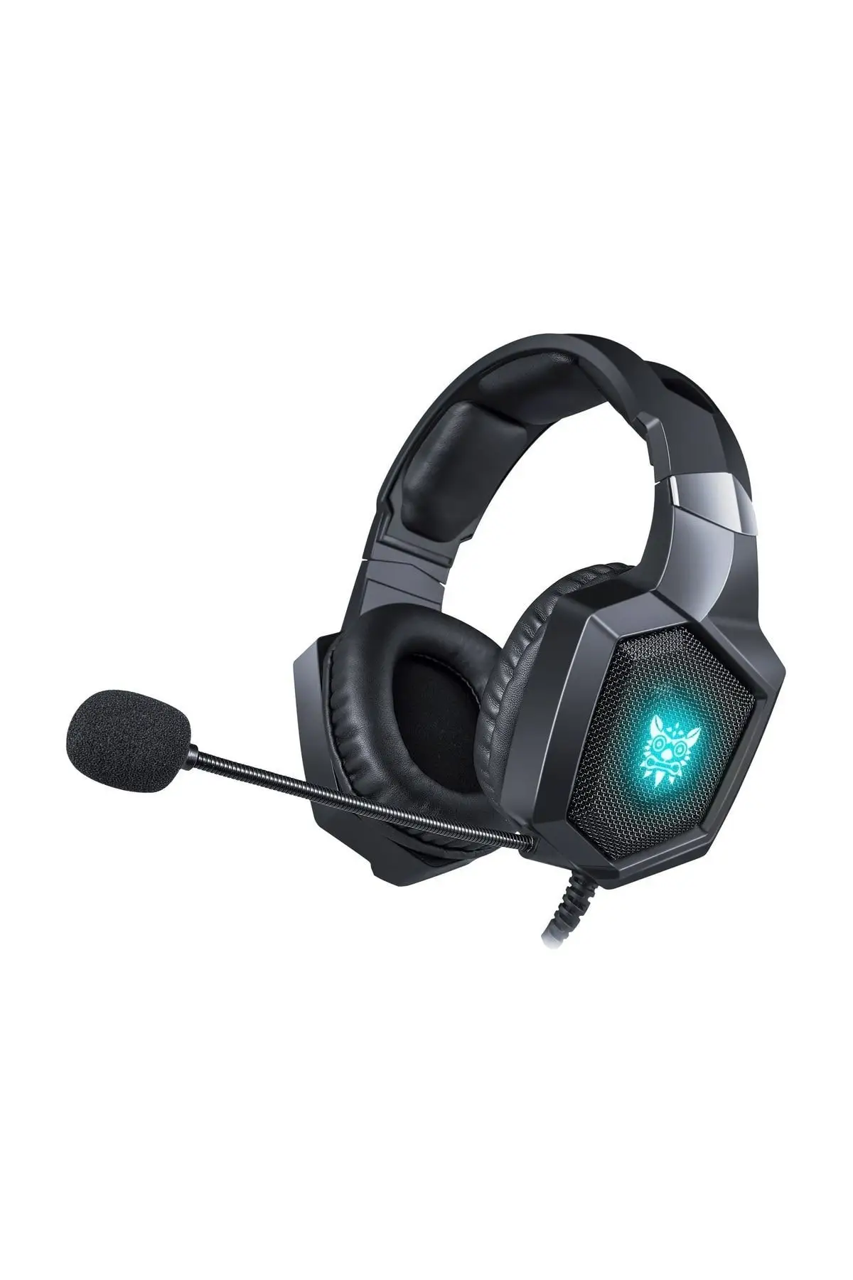 K8 RGB Light for Mobile Games Gaming Headset Black