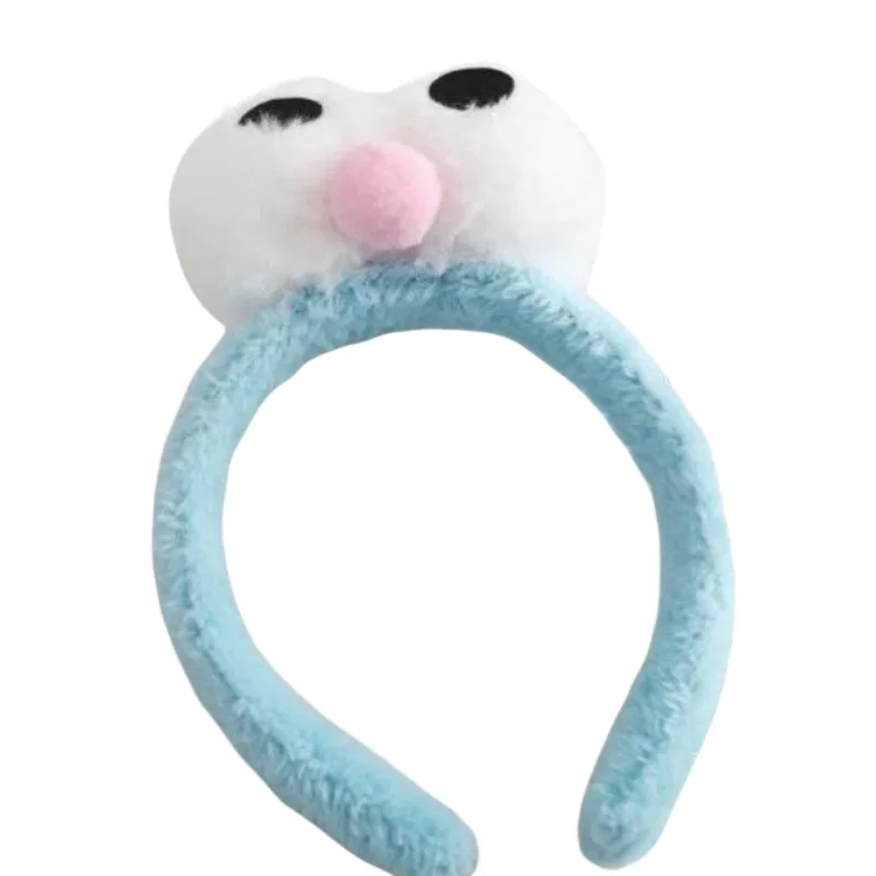 Sesame Street Cute Cartoon Headband Plush Big Eyes Selling Cute Selfie Funny Face Washing Pressed Hair Bundle Headwear Female