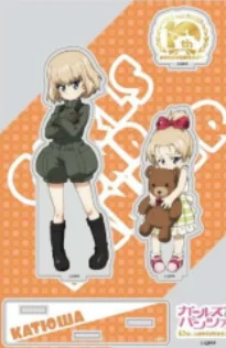 Anime Action Figure Standing Doll Nishizumi Miho Nishi Kinuyo Acrylic Stands Model Cosplay Toy for Gift