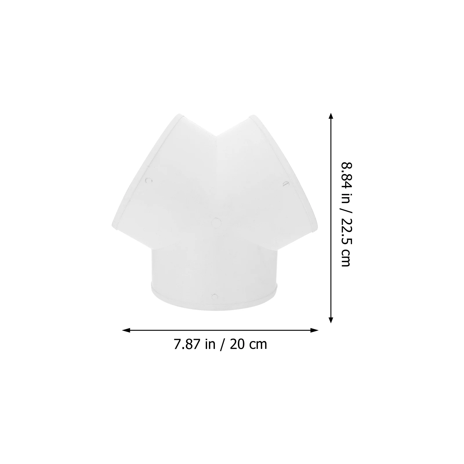 

ABS Y Shaped 3 Way Duct Splitter Tee Connector for Exhaust Fan Dryer Vent Accessories Smooth Pipeline Parts Long Service Life