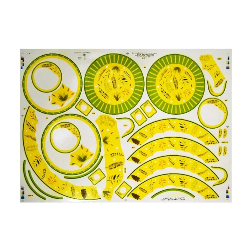 1 Sheet Glaze Underglaze Flower Paper Porcelain Decal Paper Transfer Ceramic Decals Pottery Ceramics Clay Transfer Paper