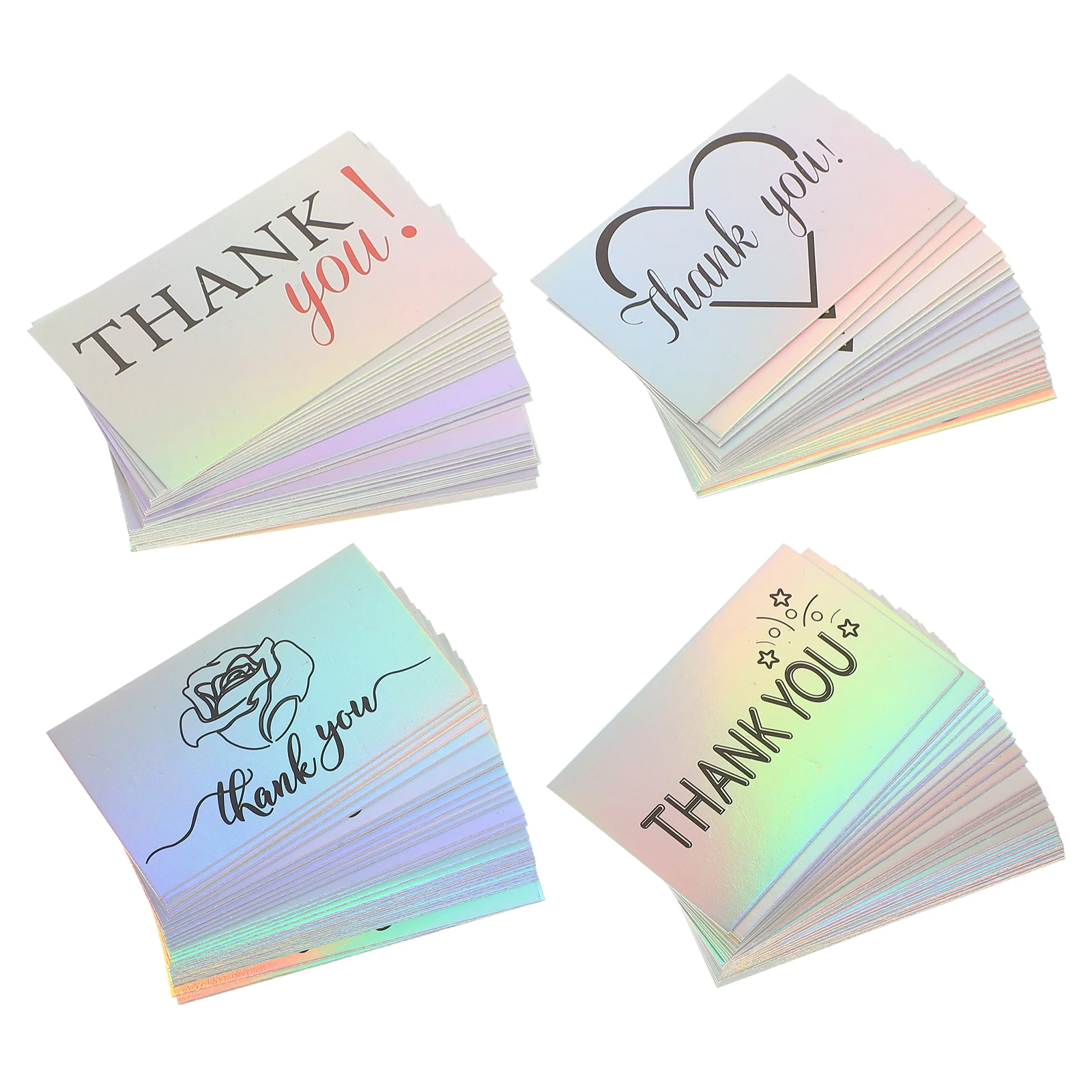 

120pcs Elegant Thank You Cards Compact Lightweight Coated Paper For Business Delivery Gift Wrapping Bulk Greeting Memo Notes