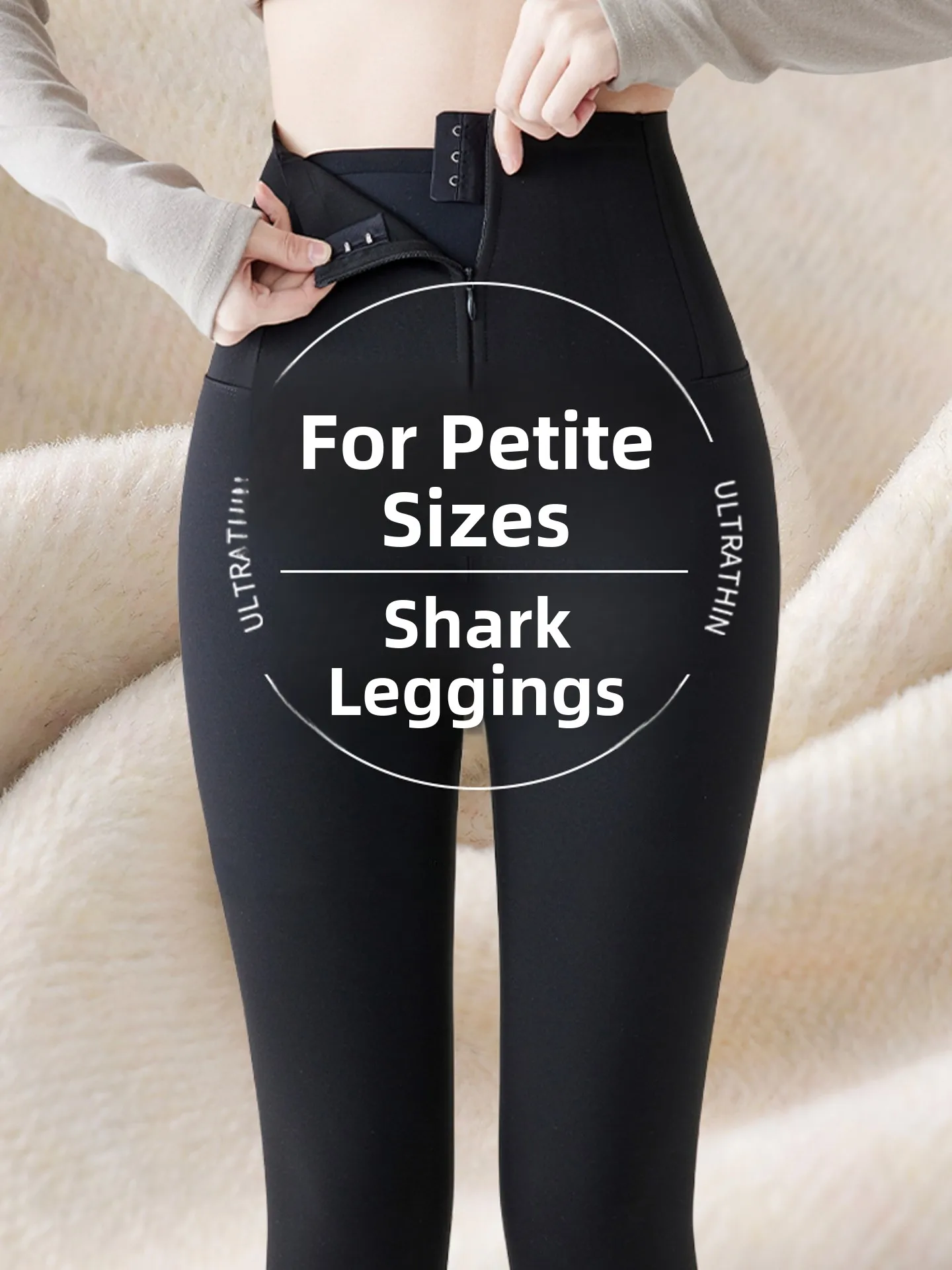 

High Waist Thiened Fce Yoga Pants Women's Tight Fit Autumn Winter plus Size ark Pants Tummy Control Butt Lifting