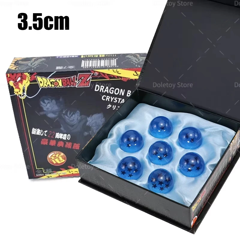 Dragon Ball Z 1:1 Crystal Ball 7 Stars Balls Figures Orange Blue