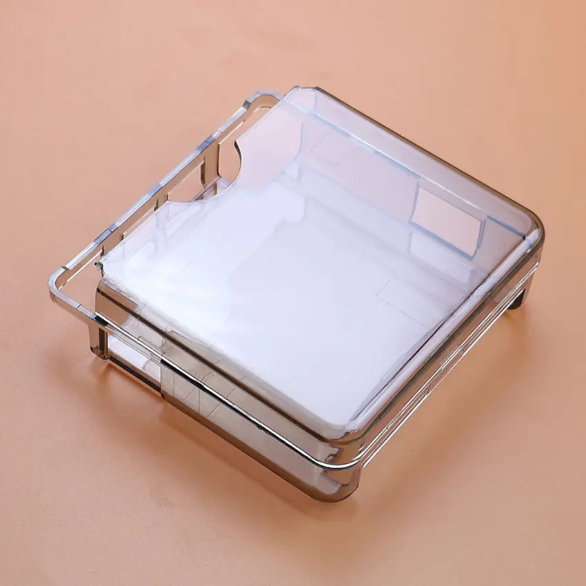 ChengHaoRan Plastic Clear Protective Cover For GBA SP Crystal Shell Housing Box Screen Protector Film For Gameboy Advance SP