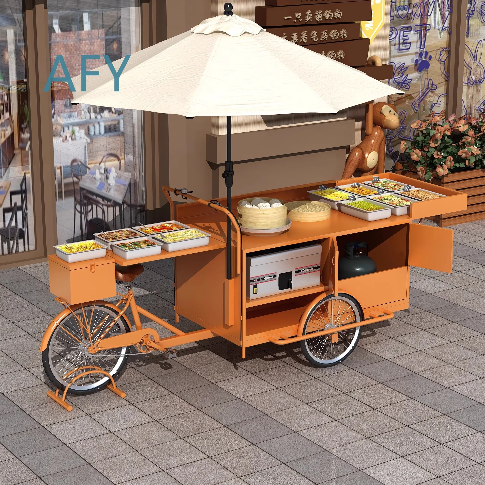 Carretto Mobile in Ferro Battu - Coffee Tea Vendor recensione e prezzo